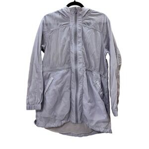Lululemon In‎ The Clear Hooded Jacket Lilac Size 6 Lightweight Zip Front